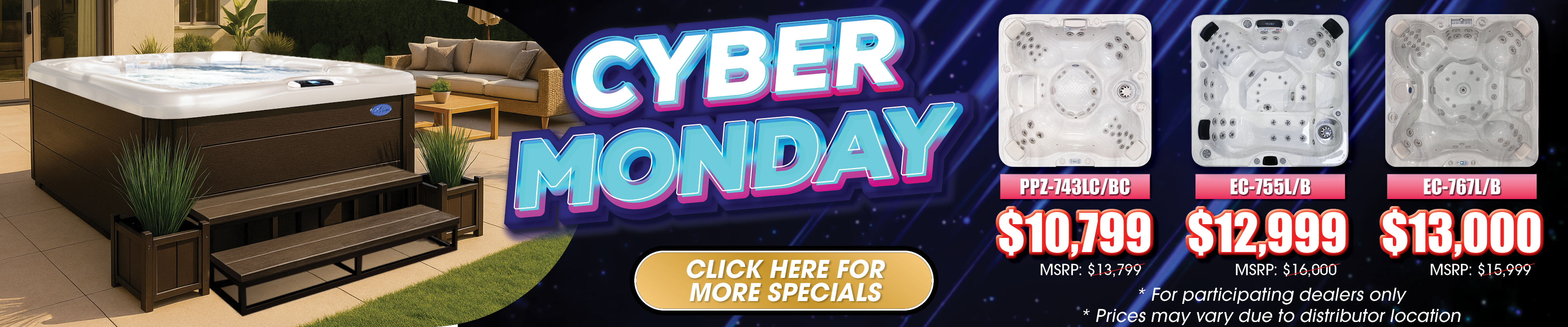 Calspas hot tub being used in a family setting - New Brunswick